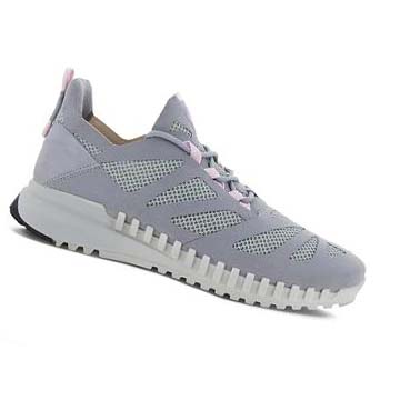 Ecco Zipflex Low Tex Sneakers Dam Silver Grå | SE 270EBC